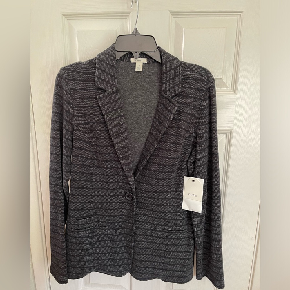 Knit blazer